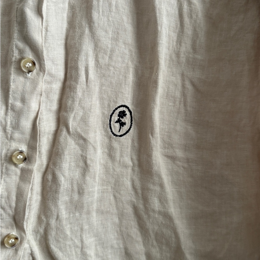 Wyeth Custom Embroidered Initial "Jd" Button Down… - image 3